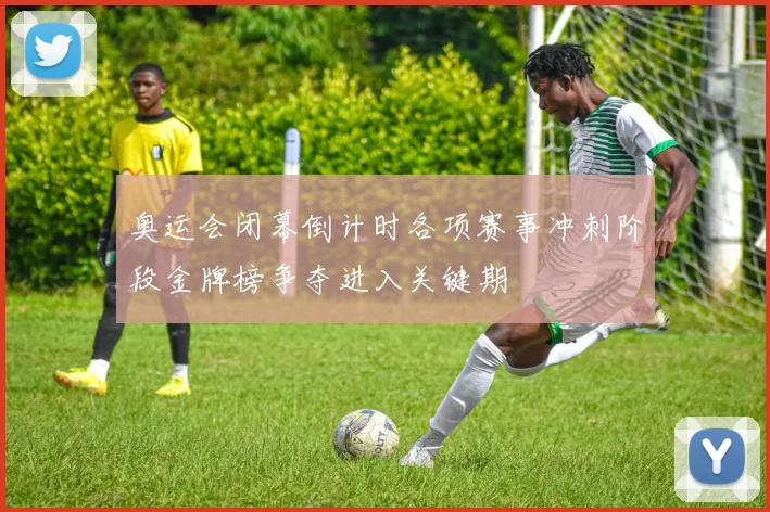 奥运会闭幕倒计时各项赛事冲刺阶段金牌榜争夺进入关键期